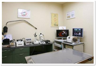 中村獣医科病院 眼科診療室